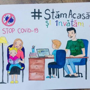Suspendarea procesului educaţional în sălile de clasă, ne desparte fizic de şcoală, elevi, profesori, părinţi! ÎNSĂ NOI CONTINUĂM !!!